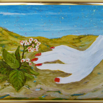 Malarstwo zatytułowany „Tylko się nie zakoc…” autorstwa Elżbieta Goszczycka, Oryginalna praca, Olej