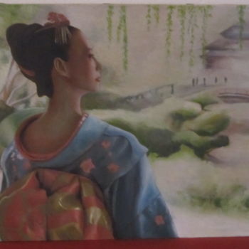 "geisha.jpg" başlıklı Tablo Emanuela Bianchi tarafından, Orijinal sanat, Petrol