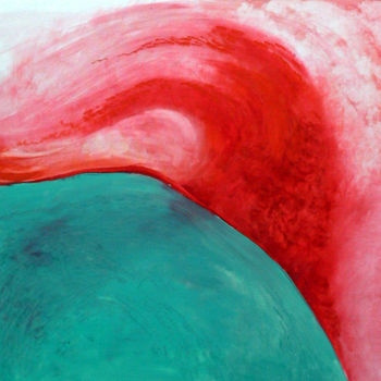 「Red clothes over th…」というタイトルの絵画 Emilia Amaroによって, オリジナルのアートワーク, オイル