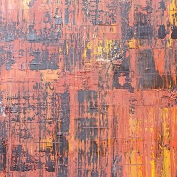 Pittura intitolato "Lava3" da Emili Vit, Opera d'arte originale, Olio Montato su Cartone