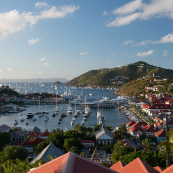 Fotografia intitolato "Gustavia harbour" da Emmanuel Quinart, Opera d'arte originale, Fotografia digitale