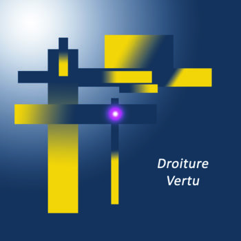 제목이 "droiture-vertu"인 디지털 아트 Emmanuèle Estaque로, 원작