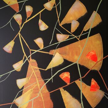 제목이 "III"인 미술작품 Emmanuelle Donzé로, 원작, 아크릴 나무 들것 프레임에 장착됨