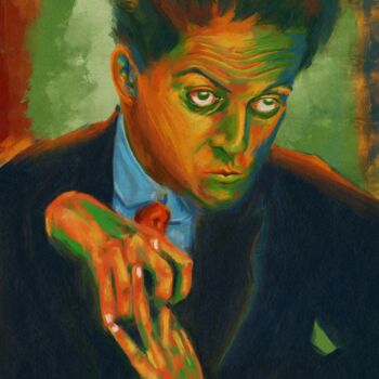 Digital Arts titled "Egon Schiele Portra…" by Empty St, Original Artwork, Digital Painting