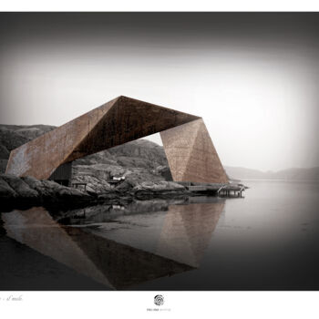 Digitale Kunst mit dem Titel "Il molo" von Enzo Ceglie, Original-Kunstwerk, Digitale Collage
