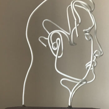 雕塑 标题为“Pro-fil” 由Eric Garnier, 原创艺术品, 线