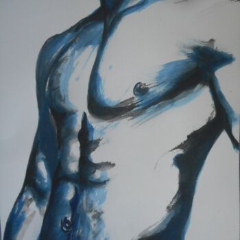 Peinture intitulée "Torso" par Erik Hils, Œuvre d'art originale, Acrylique