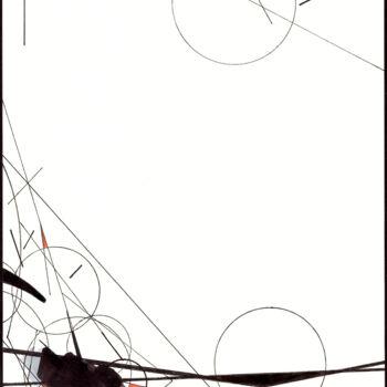 Dibujo titulada "con/struct_232" por Ernst Kruijff, Obra de arte original, Tinta