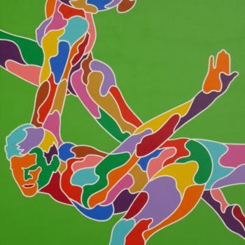 绘画 标题为“danza armonica” 由Erwin Esquivel C, 原创艺术品