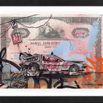 Peinture intitulée "Back to No Future" par Esboner, Œuvre d'art originale, Acrylique