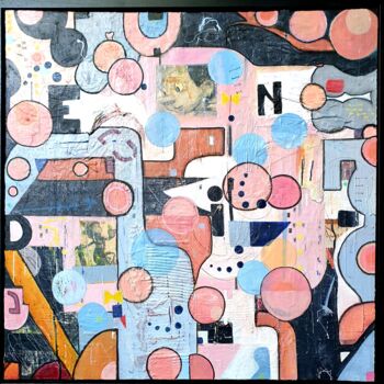 "Ode to Indy: bubbles" başlıklı Tablo Esmeralda Skverer tarafından, Orijinal sanat, Akrilik