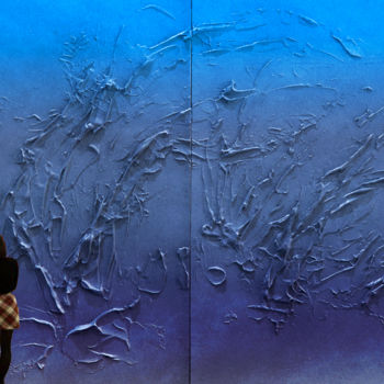 Arts numériques intitulée "D'où vient la lumiè…" par Gérard Esquerre, Œuvre d'art originale, Photo montage Monté sur Châssis…