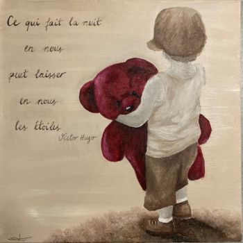 Malerei mit dem Titel "Résilience" von Estelle Pax, Original-Kunstwerk, Acryl