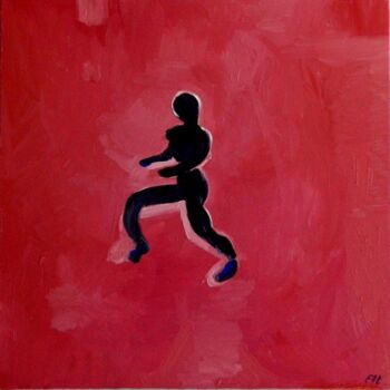 Peinture intitulée "Runner in Rose" par Esther Garcia Eder, Œuvre d'art originale