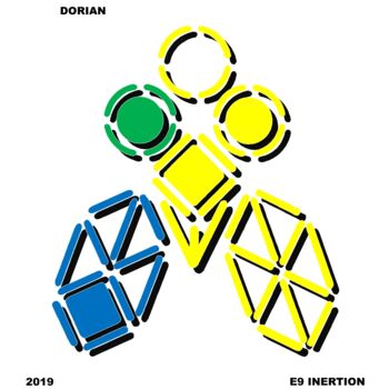 Digital Arts με τίτλο "DORIAN" από Etienne Frouin (E9 Inertion), Αυθεντικά έργα τέχνης, 2D ψηφιακή εργασία