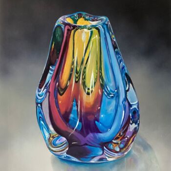 Malarstwo zatytułowany „Venetian Vase 1” autorstwa Eva Bazhenova, Oryginalna praca, Olej