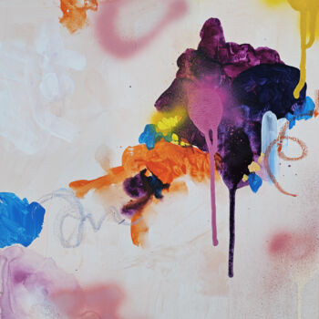 Malarstwo zatytułowany „Colori della felici…” autorstwa Evgenia Smirnova, Oryginalna praca, Akryl