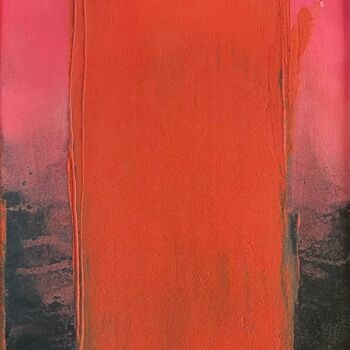 Ζωγραφική με τίτλο "horizon suspendu 4" από Fabrice Janvier, Αυθεντικά έργα τέχνης, Ακρυλικό