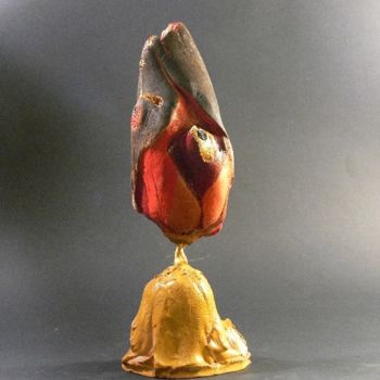 Sculpture intitulée "Cuore rosso" par Fabrizio Paris, Œuvre d'art originale