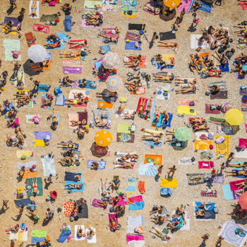 Fotografía titulada "On the Beach" por Fabrizio Villa, Obra de arte original, Fotografía digital