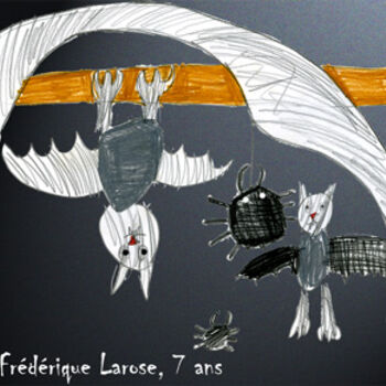 Rysunek zatytułowany „Frédérique Larose,…” autorstwa Fanie Lefebvre (Multicol'Art), Oryginalna praca