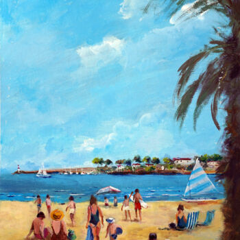 Peinture intitulée "Summer Holiday" par Faruk Köksal, Œuvre d'art originale, Acrylique