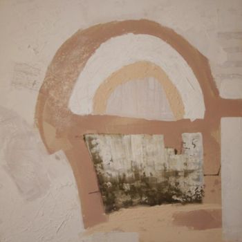 Peinture intitulée "blanc_sur_blanc.JPG" par Rachid Fassih, Œuvre d'art originale, Huile