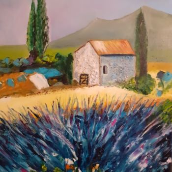 "Cabanon provençal" başlıklı Tablo Felicia Butel tarafından, Orijinal sanat, Petrol