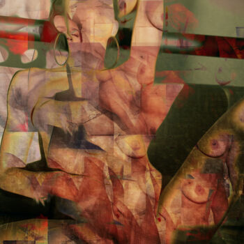 Arte digital titulada "Erotic Reflexes" por Felipe Hueb, Obra de arte original, Foto-montaje