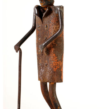 Скульптура под названием "PERSONAJES TIPICOS" - Adrian Fermandois, Подлинное произведение искусства, Металлы