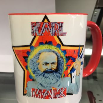Design titled "Mug Marx" by Gilles David, Original Artwork, Table art