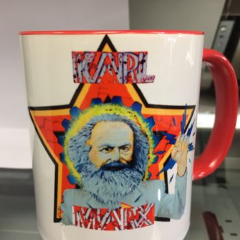 Design intitolato "Mug Marx" da Gilles David, Opera d'arte originale, Tavola arte