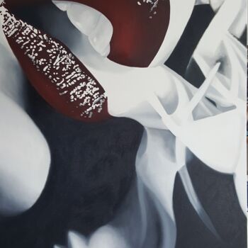 Peinture intitulée "A KISS FOREVER 2" par Luigi Maria De Rubeis, Œuvre d'art originale, Huile