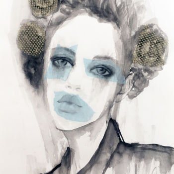 "Helene" başlıklı Tablo Fiona Maclean tarafından, Orijinal sanat, Guaş boya