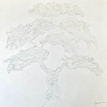 제목이 "un Olivier"인 미술작품 Florence Maraine Bertrand로, 원작, 아크릴 나무 들것 프레임에 장착됨