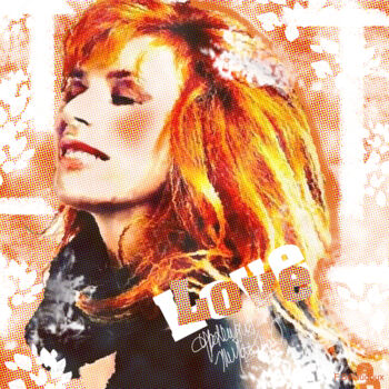 Digital Arts titled "MYLENE FARMER - PRO…" by Florence Selaudoux, Original Artwork, Digital Painting