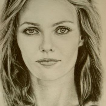 "Vanessa Paradis" başlıklı Resim Fam tarafından, Orijinal sanat, Grafit