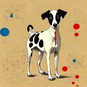 Digitale Kunst getiteld "DOG" door Fortunato Garcia, Origineel Kunstwerk, Digitaal Schilderwerk