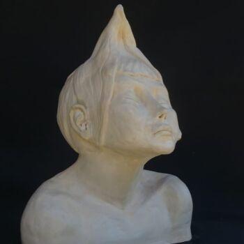 Skulptur mit dem Titel "L 'inspiration" von France Faure/Wisman, Original-Kunstwerk, Keramik