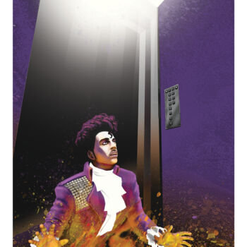 Printmaking titled "Prince" by Francesco De La Vega Barcella, Original Artwork, Screenprinting