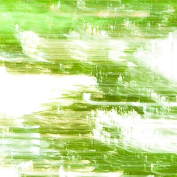 Фотография под названием "#6 Green and white…" - Francesco, Подлинное произведение искусства, Light Painting