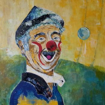 Pittura intitolato "Z comme clown" da Francine Lorthois, Opera d'arte originale, Acrilico