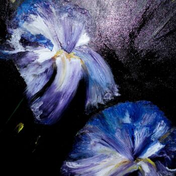 Картина под названием "iris" - Francisco Mendes, Подлинное произведение искусства