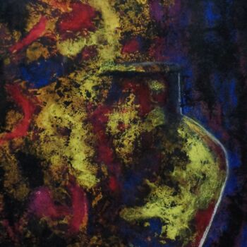 Pintura intitulada "le vase" por Francisco Mendes, Obras de arte originais, Tinta