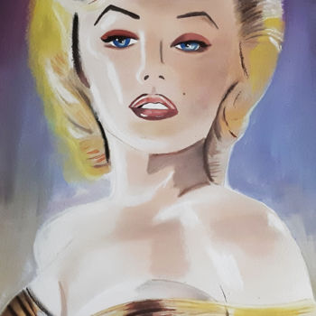 Фотография под названием "Marilyn Monroe in g…" - François/Customisation, Подлинное произведение искусства, Цифровая фотогра…