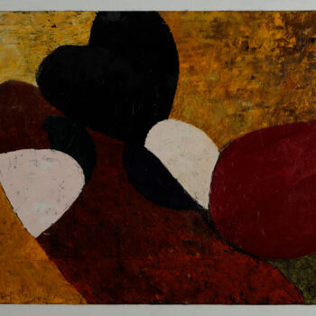 Pintura intitulada "BROKEN HEARTS" por François Delage, Obras de arte originais, Pastel