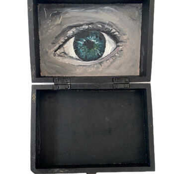 "open your eyes" başlıklı Tablo François Farcy tarafından, Orijinal sanat, Petrol