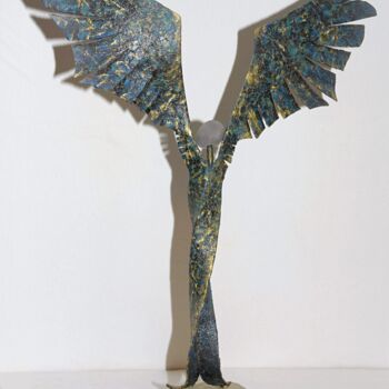 Scultura intitolato "Angel" da Franz Berger, Opera d'arte originale, Metalli