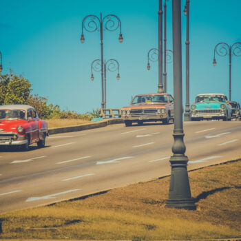 "Havana old car Boul…" başlıklı Fotoğraf Frederic Bos tarafından, Orijinal sanat, Dijital Fotoğrafçılık