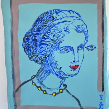 Pintura titulada "LadyBlue" por Frédérick Meunier, Obra de arte original, Acrílico